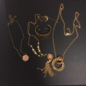 Gold Jewelry Accessory Bundle